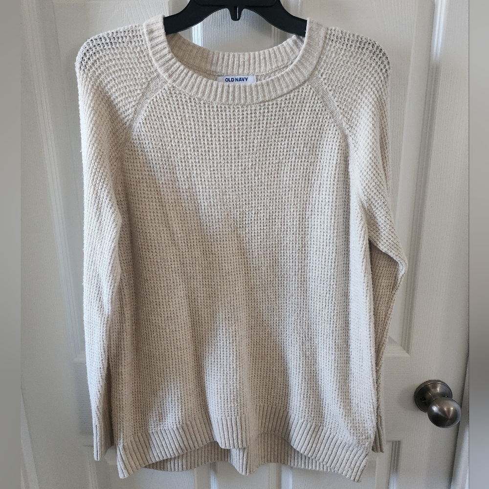 Old Navy Cream SoSoft Tunic Sweater